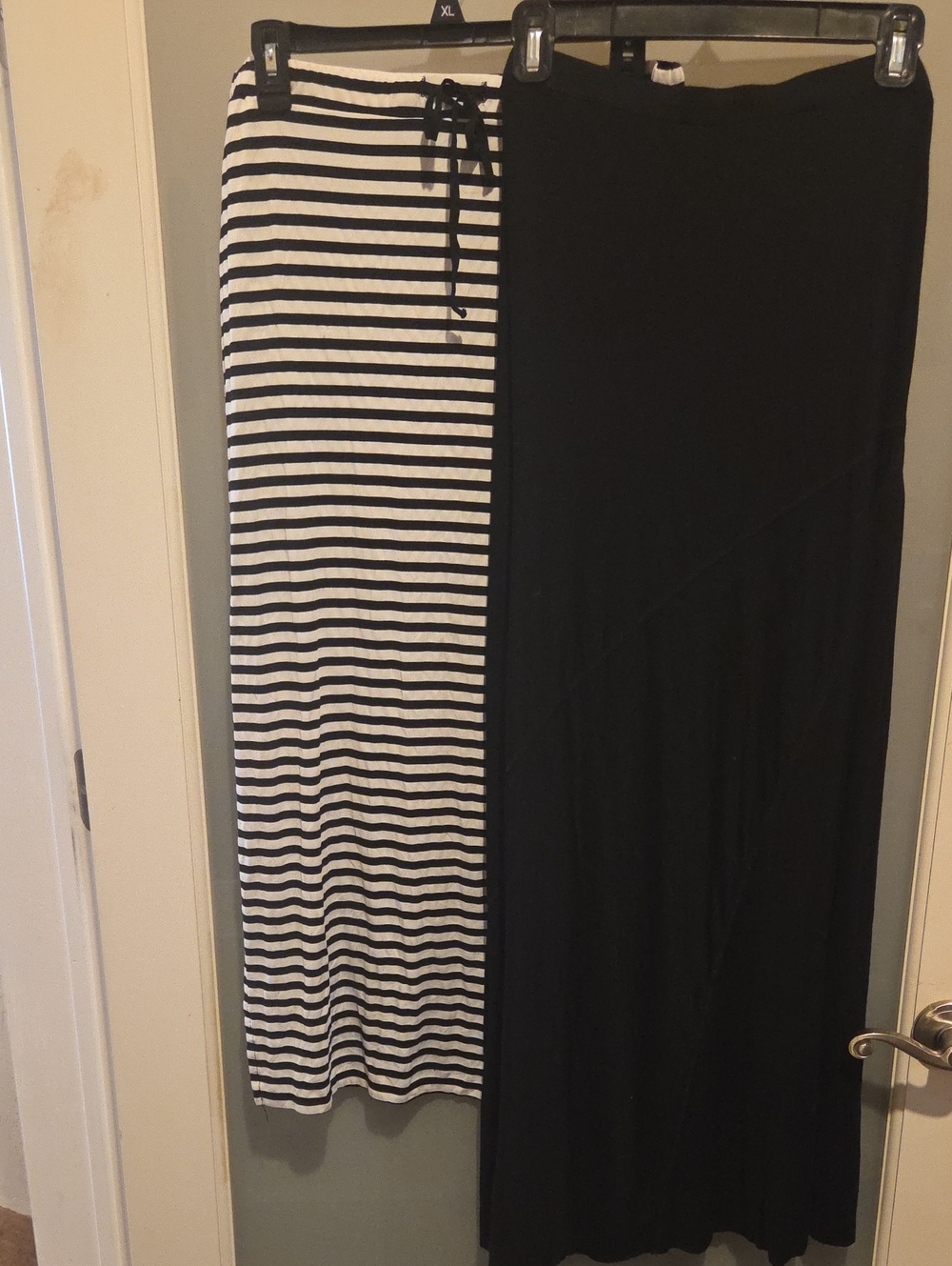 Black Skirt And Striped Skirt Bundle